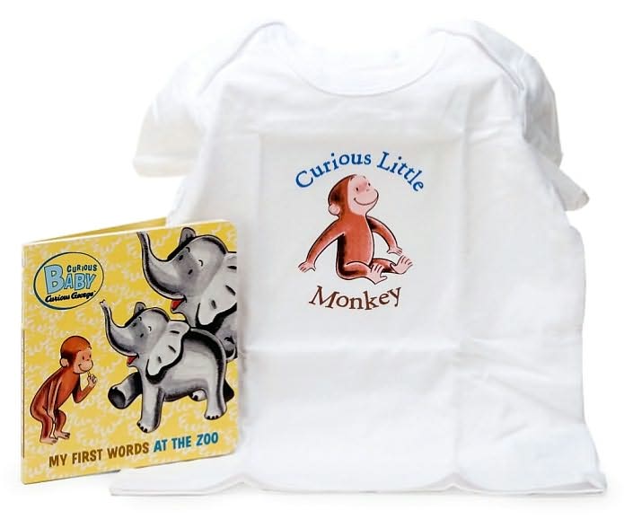 Curious Baby: My First Words at the Zoo Gift Set (Curious George Series)