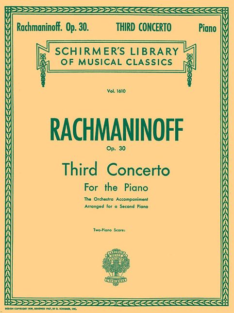Concerto No. 3 in D Minor, Op. 30: Piano Duet