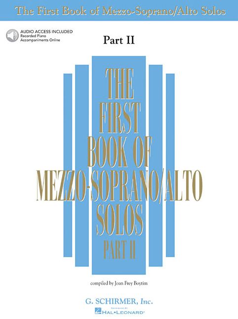 First Book of Mezzo-Soprano/Alto Solos Part 2 with CD