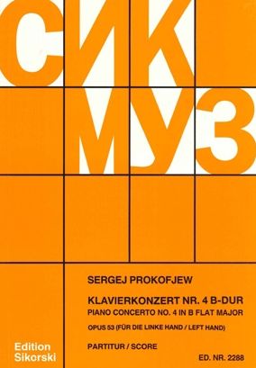 Piano Concerto for the Left Hand, Op. 53: Study Score