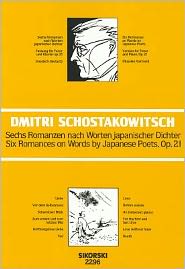 6 Romances for Tenor and Piano: Voice and Piano