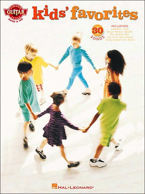 Kids' Favorites - Fingerstyle Guitar with Notes and Tab