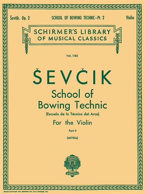 School of Bowing Technics, Op. 2 - Book 2: Violin Method