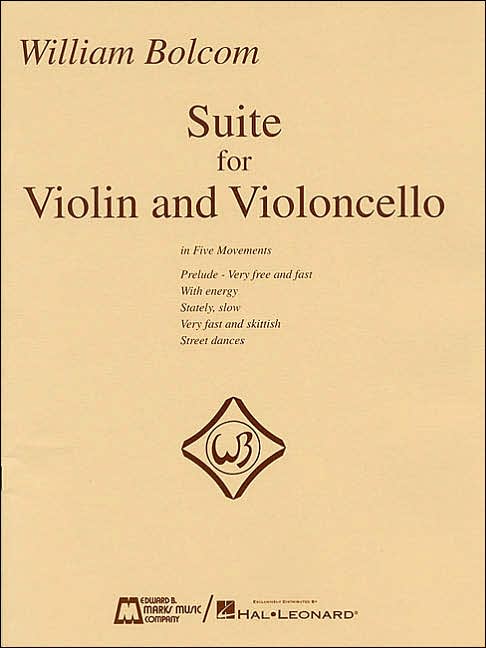 William Bolcom: Suite for Violin and Violincello in Five Movements Score and Parts
