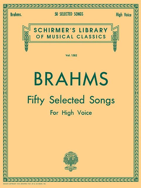 50 Selected Songs: High Voice