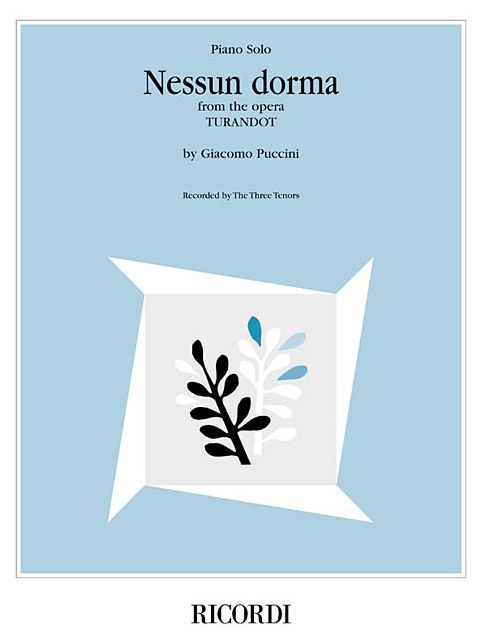 Nessun dorma: Piano Solo
