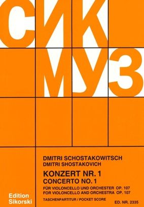 Concerto No. 1 for Cello and Orchestra, Op. 107: Study Score
