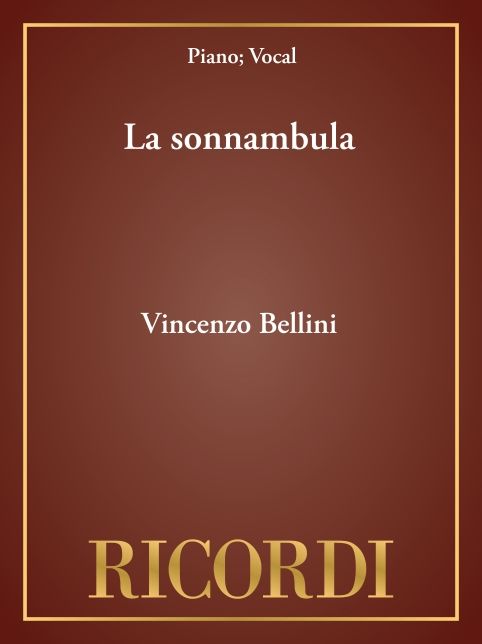 La sonnambula: Vocal Score