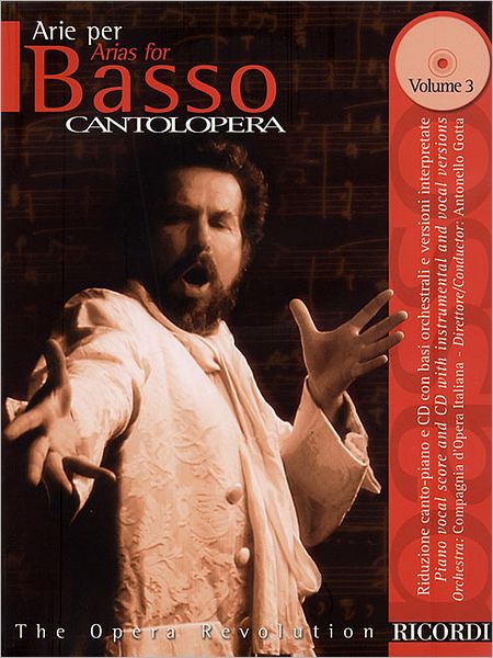 Arias for Bass Volume 3: Cantolopera Series
