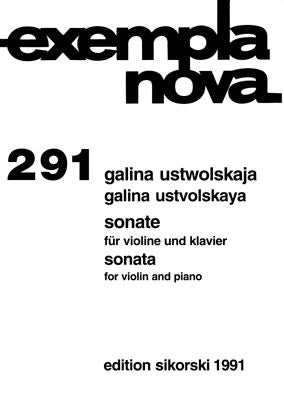 Galina Ustvolskaya - Sonata for Violin and Piano