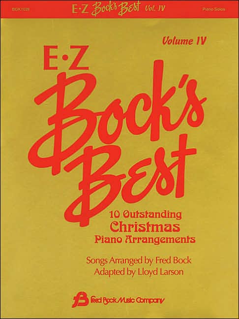 EZ Bock's Best - Volume 4: 10 Outstanding Christmas Piano Arrangements