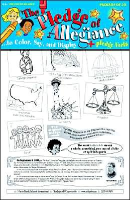 The Pledge of Allegiance...to Color, Say, and Display + Pledge Facts