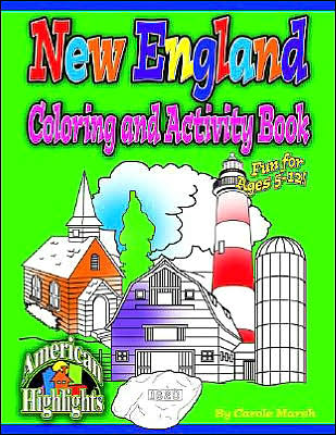 New England Coloring and Activity Book