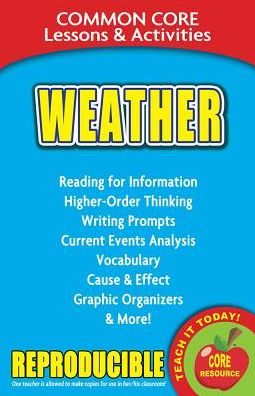 Weather Common Core Lessons & Activities