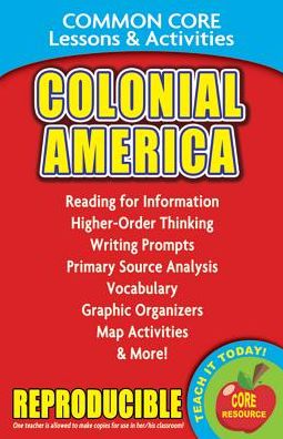 Colonial America - Common Core Lessons & Activities