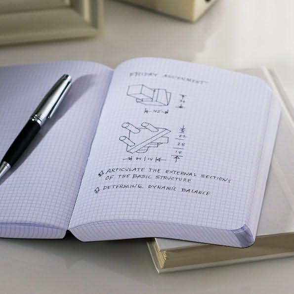 Black Soft Bound Medium Journal
