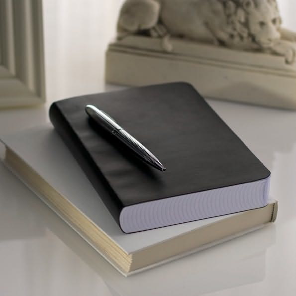 Black Soft Bound Medium Journal