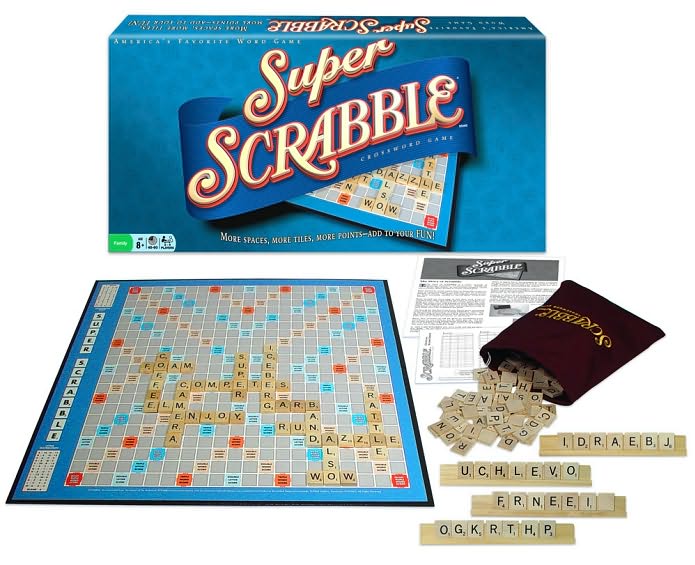 Super Scrabble Board Game
