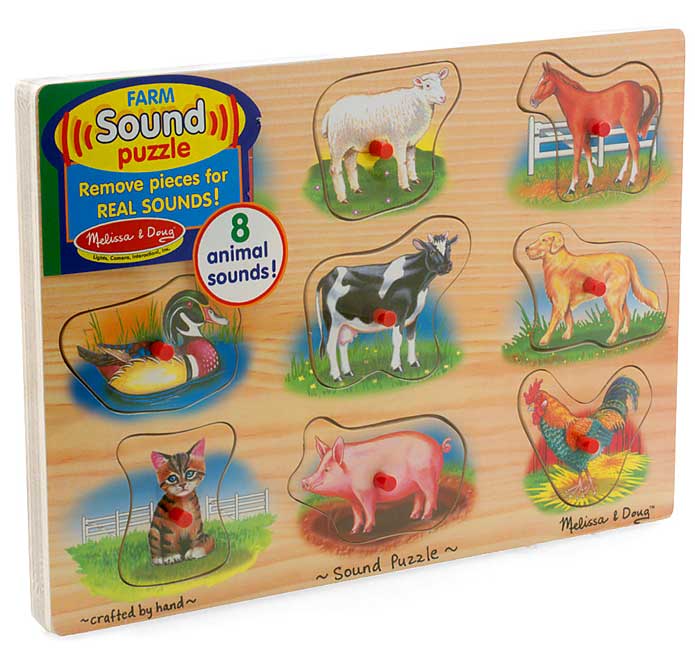 Farm Sound Peg Puzzle
