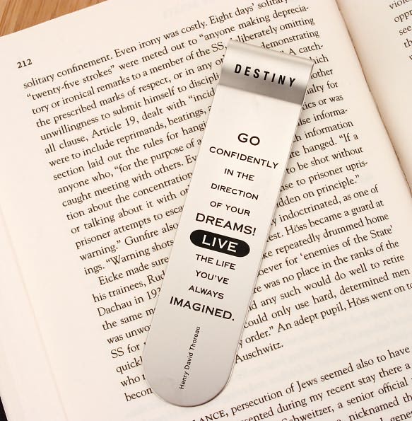 Clip Quotation Bookmark: Destiny