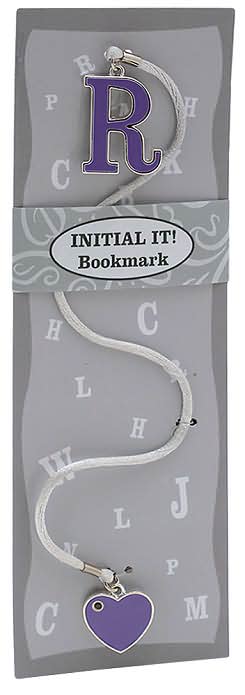 Initial It! Metal Bookmark R