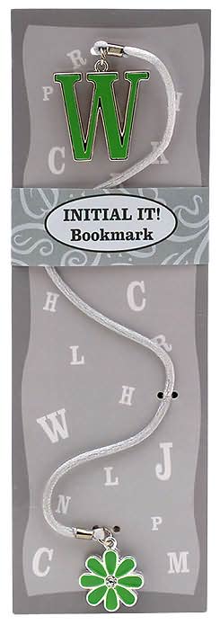 Initial It! Metal Bookmark W