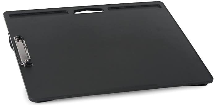 Black Jumbo Lapdesk with Clip
