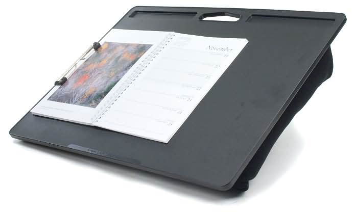 Black Jumbo Lapdesk with Clip