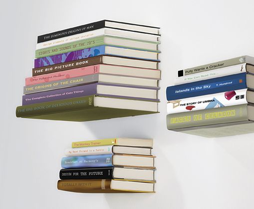 Invisible Metal Book Shelf - Small