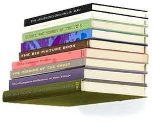 Invisible Metal Book Shelf - Large