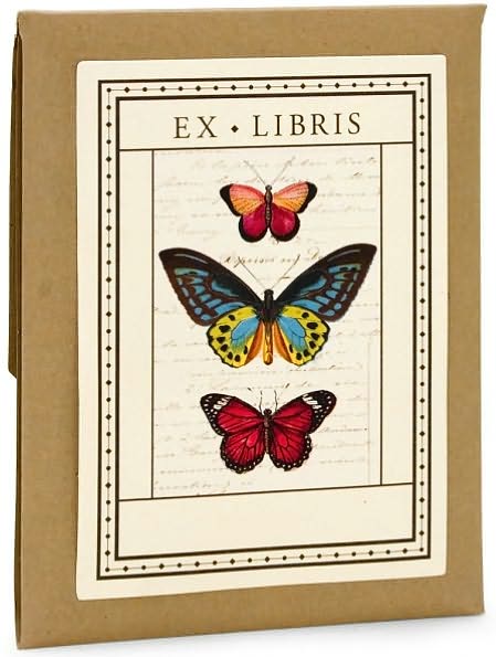 Vintage Butterflies Bookplates