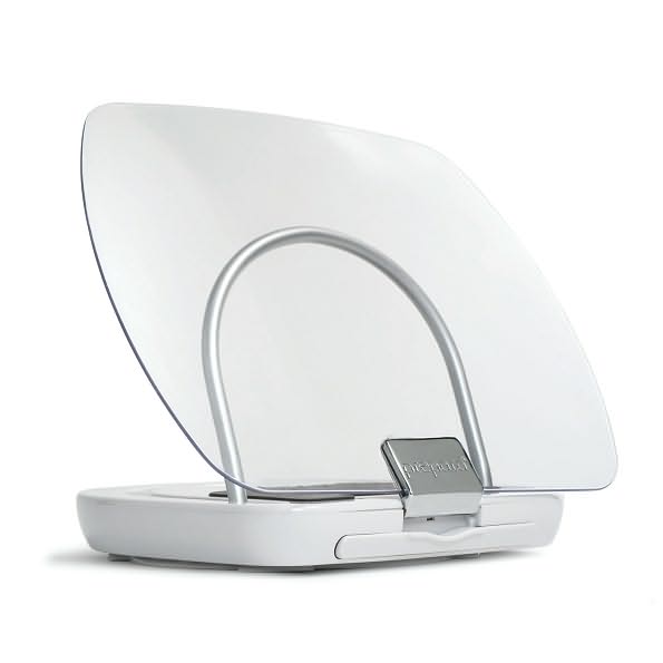 Chef's Center White & Silver Cookbook Holder
