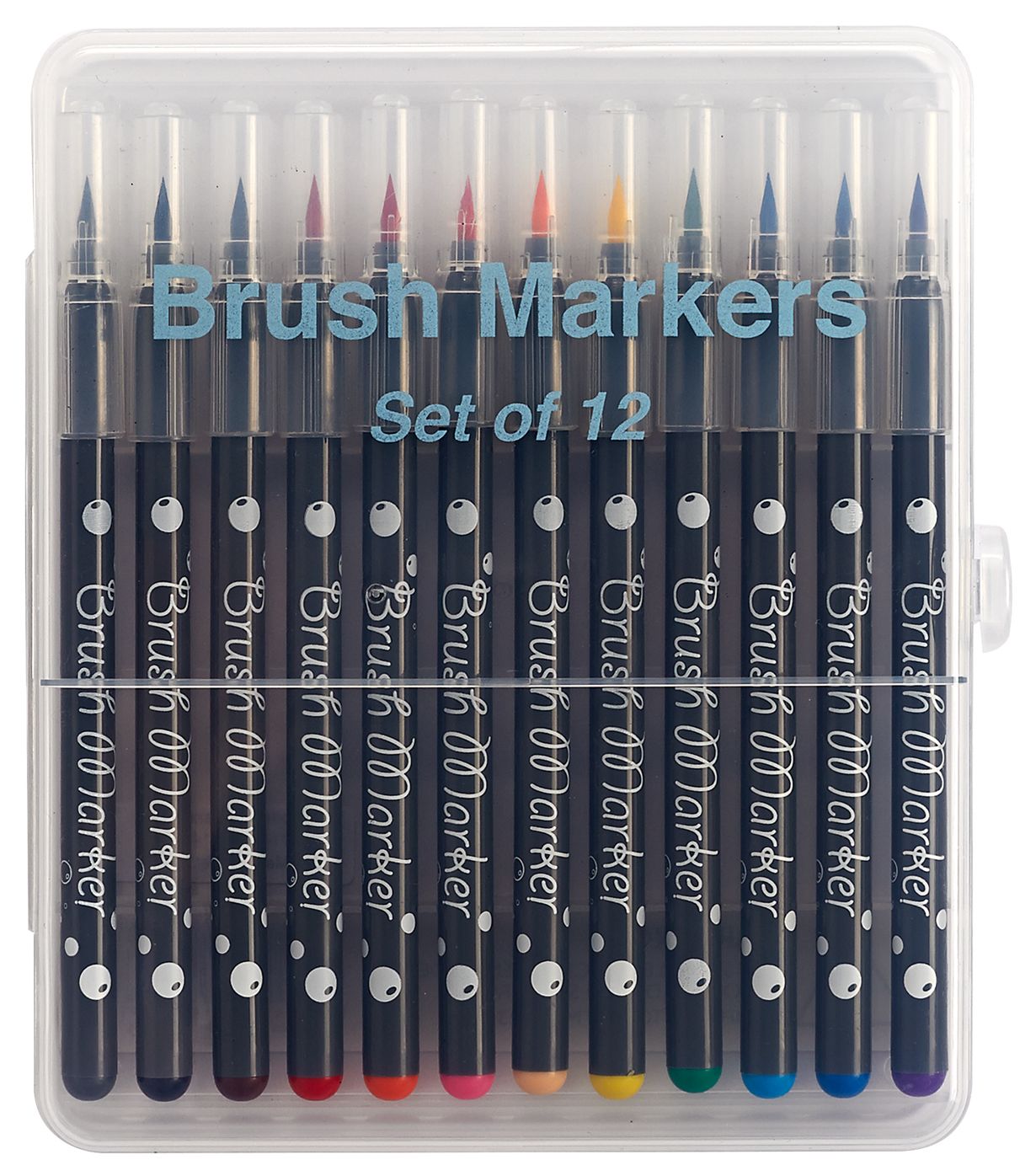 Brush Markers Multi-Colored Set of 12