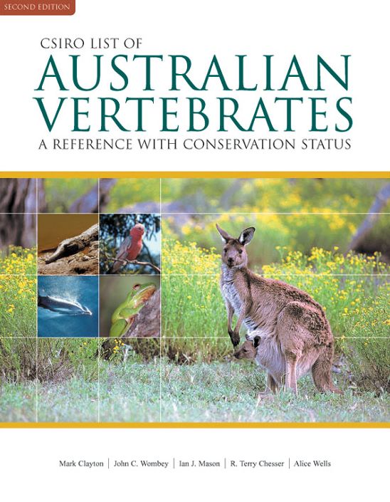 CSIRO List of Australian Vertebrates [OP]: A Reference with Conservation Status