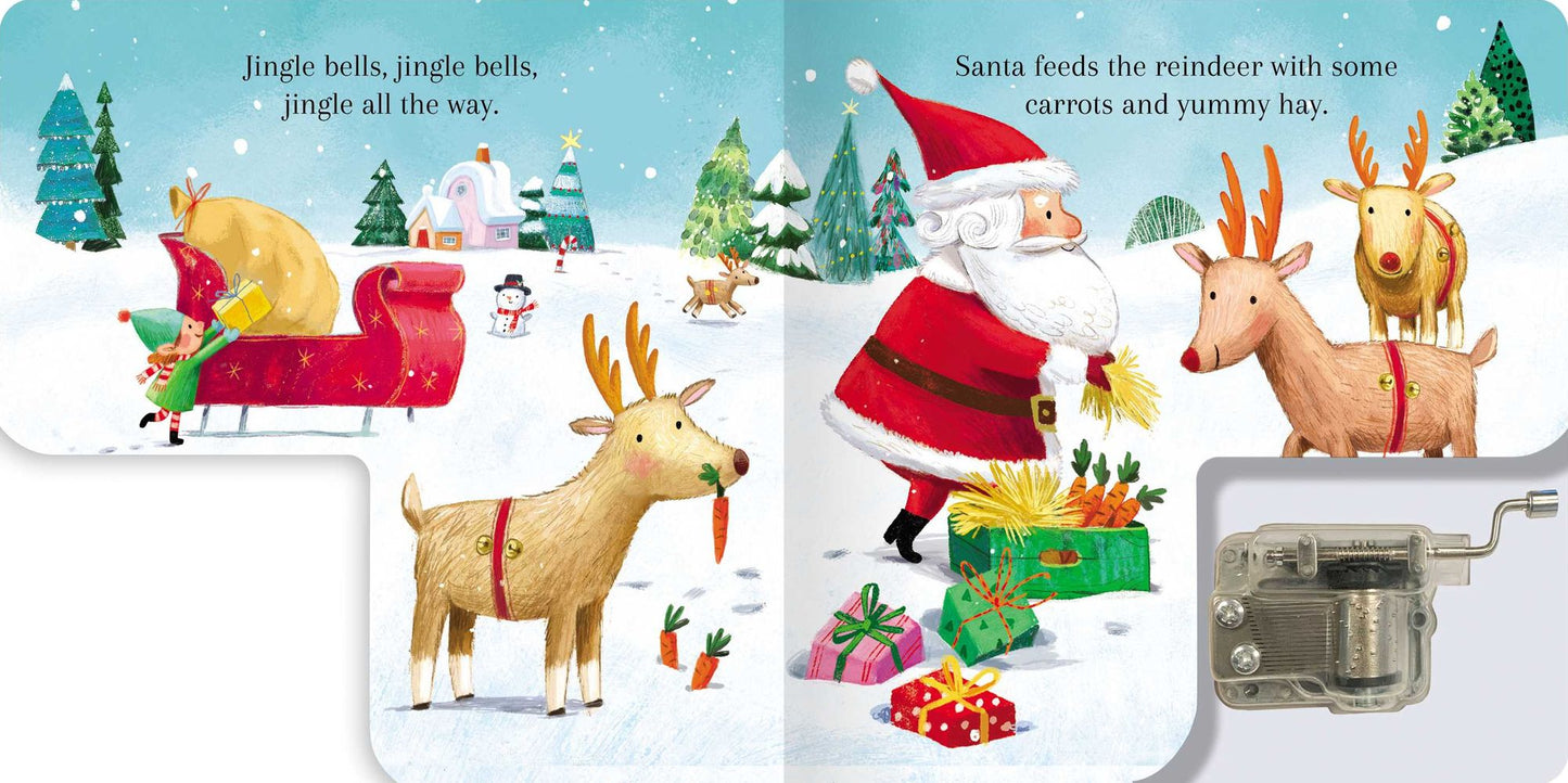 Jingle Bells: A Musical Book: Wind-up Music Box Book