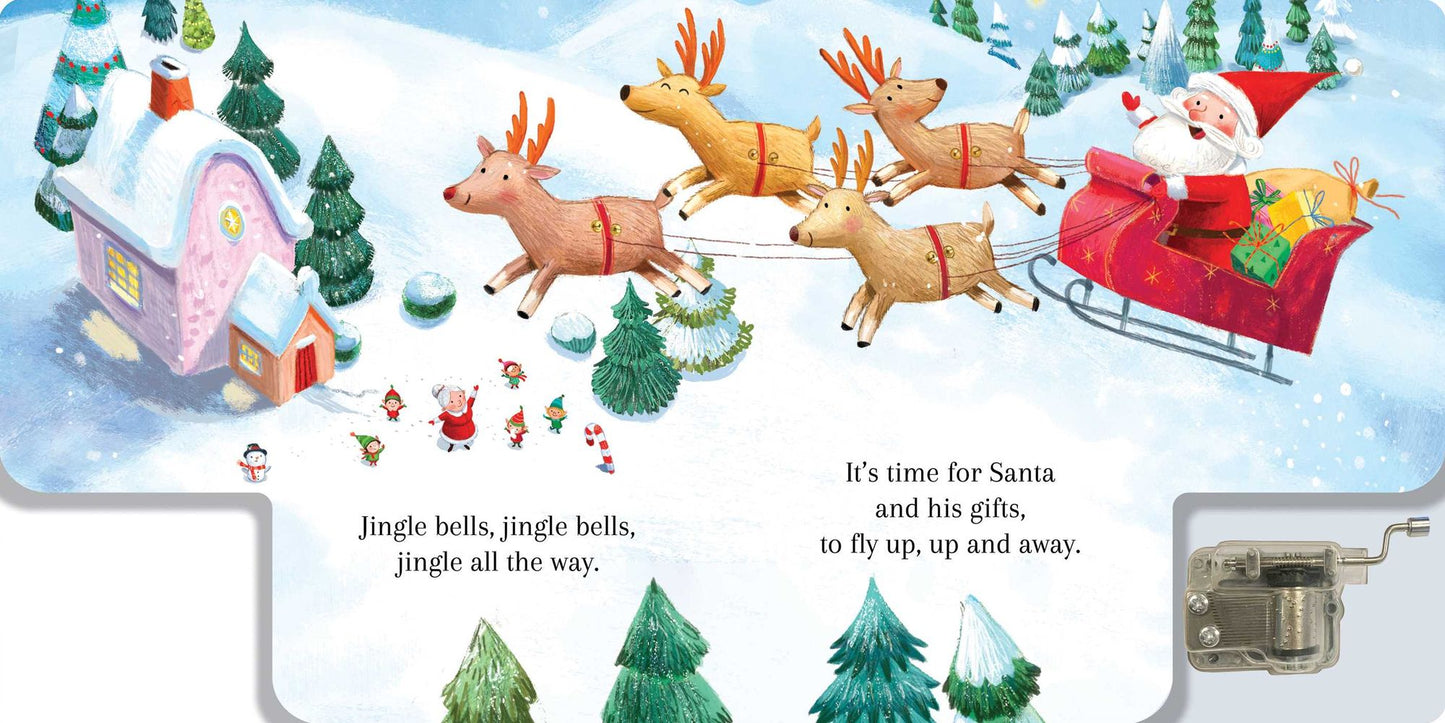 Jingle Bells: A Musical Book: Wind-up Music Box Book
