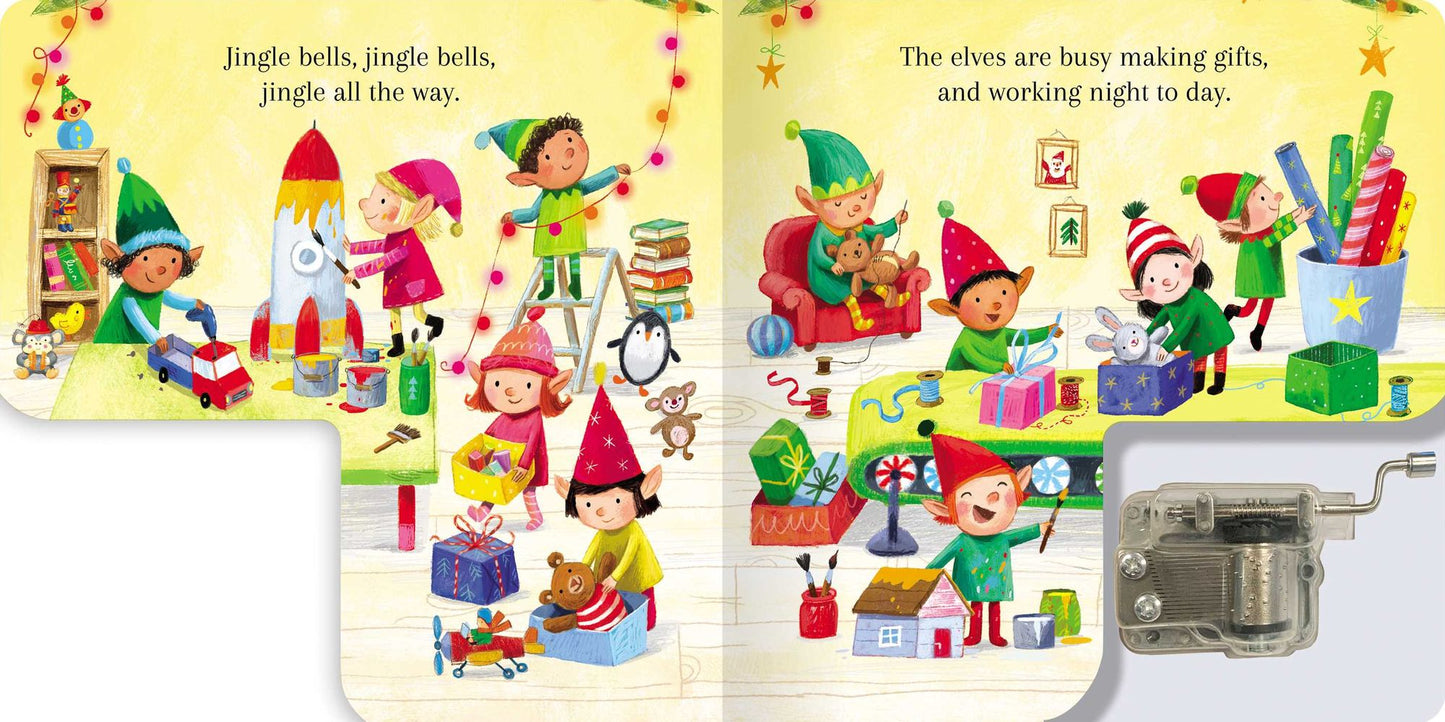 Jingle Bells: A Musical Book: Wind-up Music Box Book
