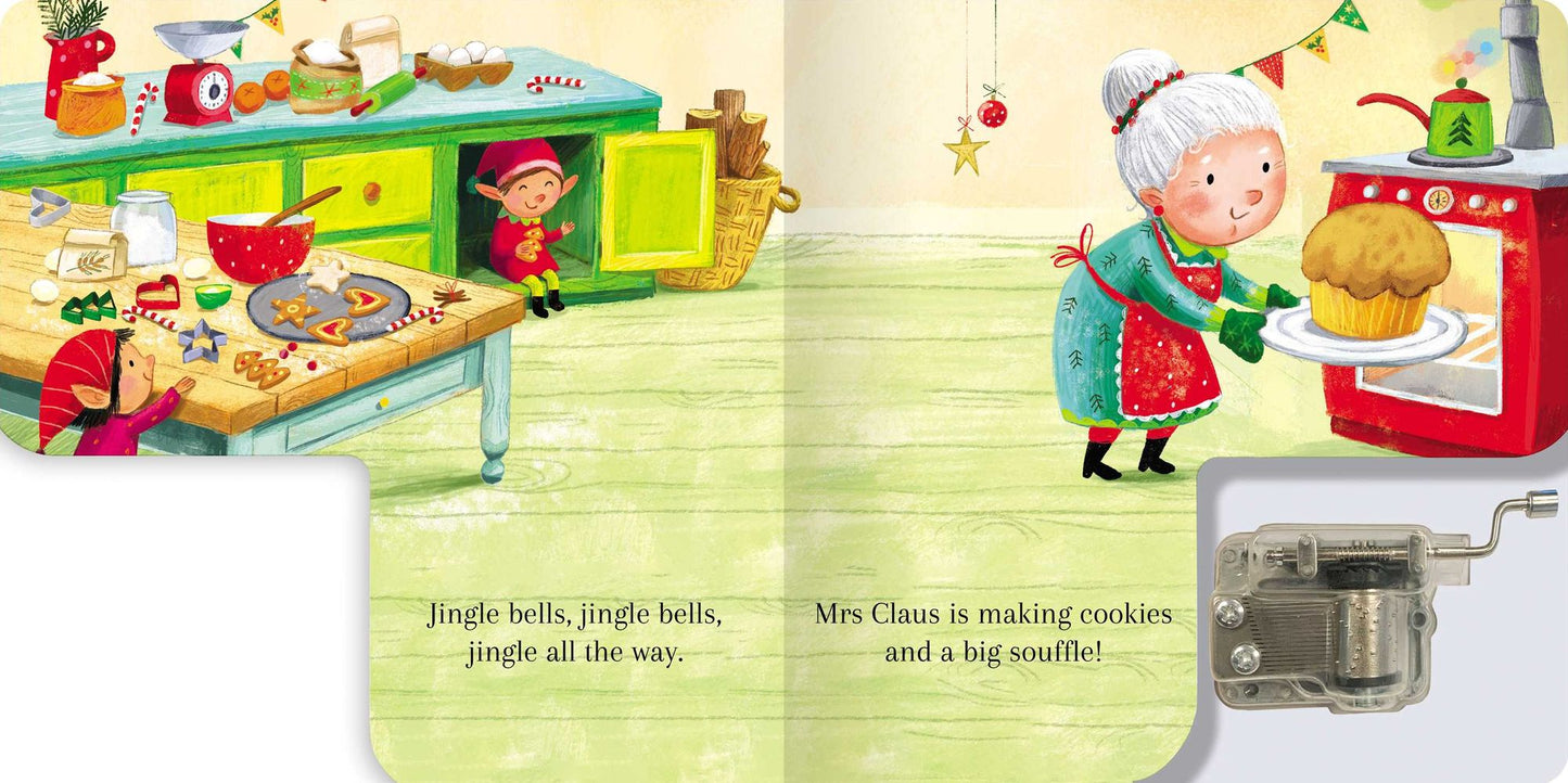 Jingle Bells: A Musical Book: Wind-up Music Box Book