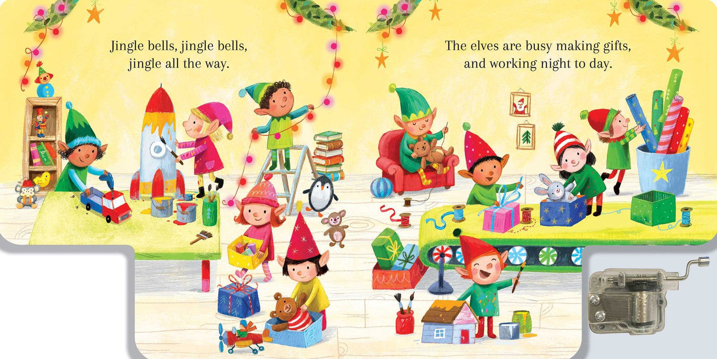Jingle Bells: A Musical Book: Wind-up Music Box Book