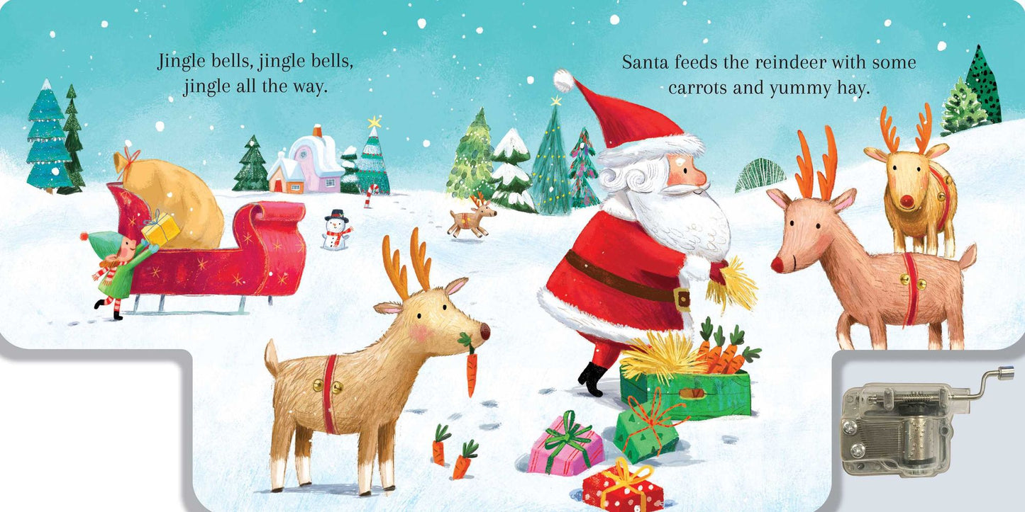 Jingle Bells: A Musical Book: Wind-up Music Box Book