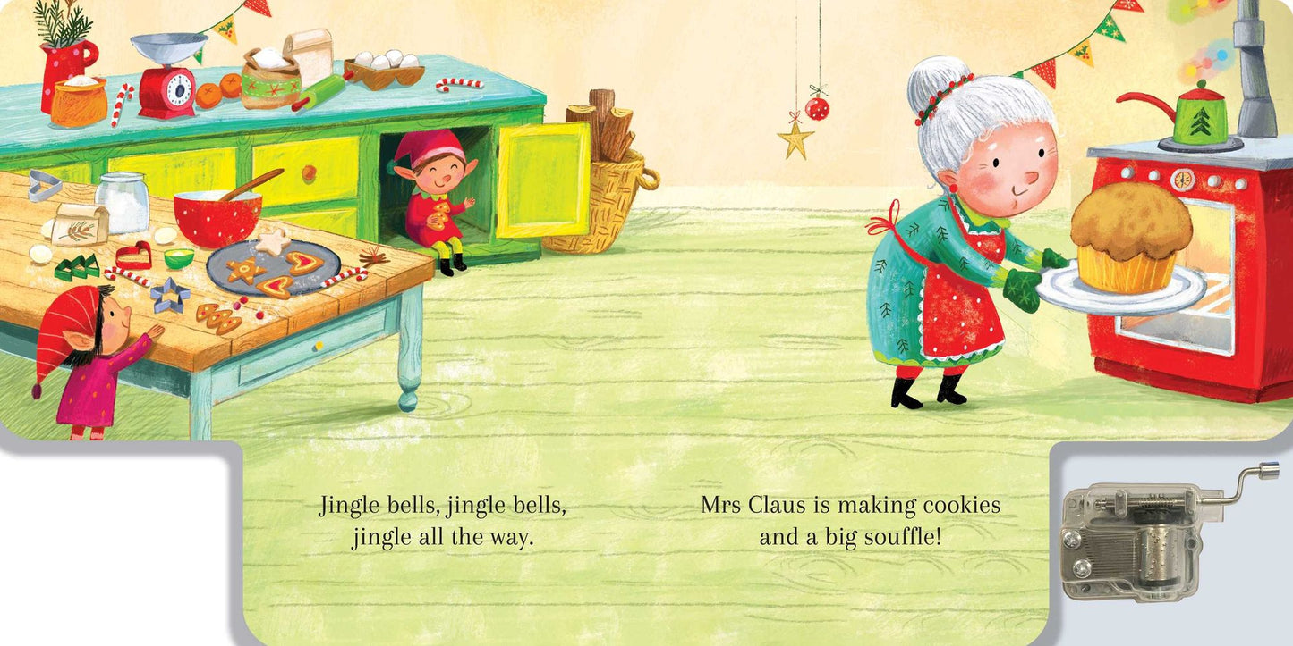 Jingle Bells: A Musical Book: Wind-up Music Box Book