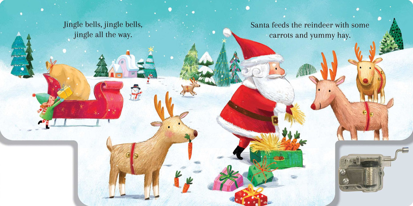 Jingle Bells: A Musical Book: Wind-up Music Box Book