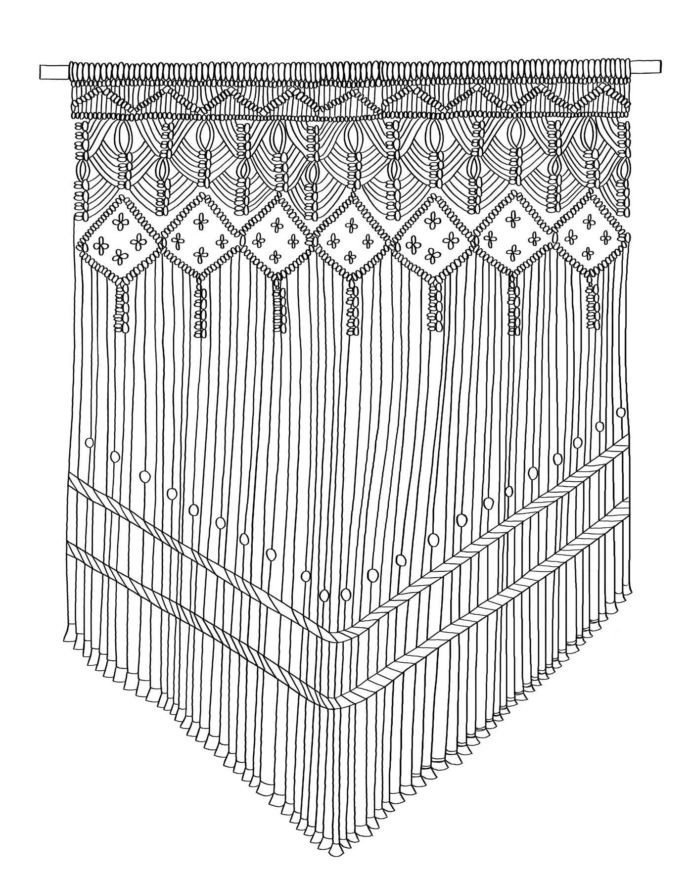 Boho: Coloring Book: Color-Your-Own Gallery Wall Art