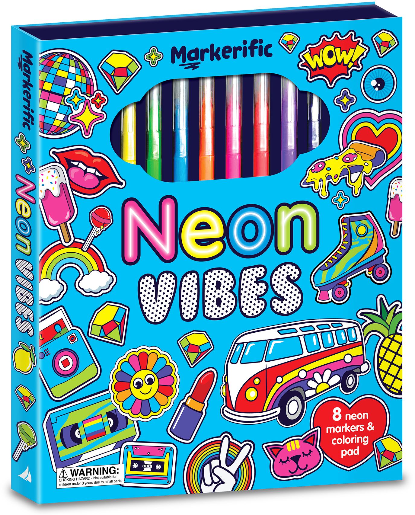 Activity Folder - Neon Vibes