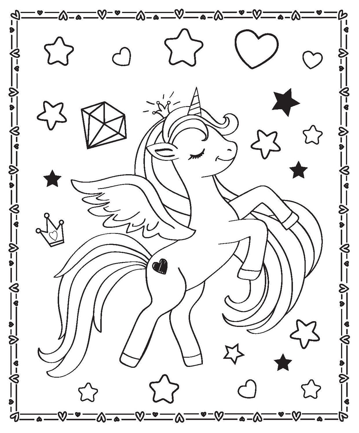 Activity Folder - Unicorn Wishes