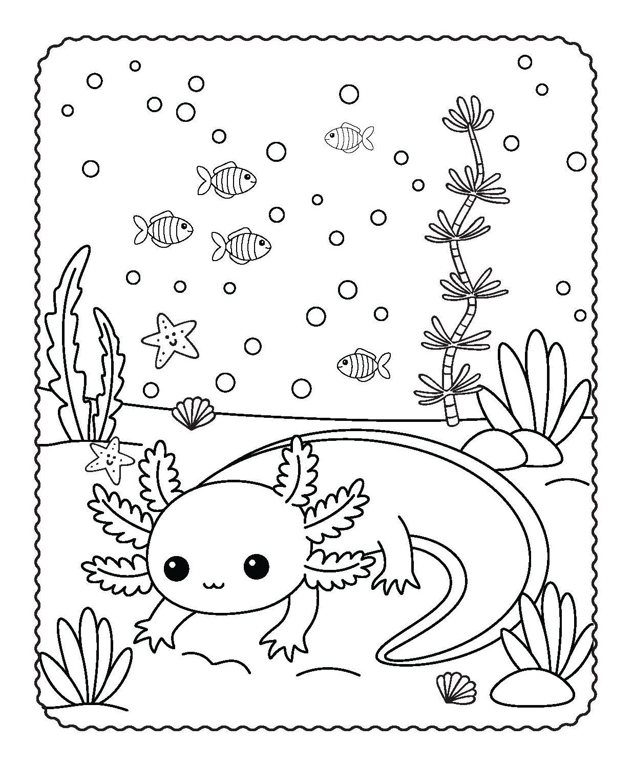 Activity Folder - Axolotl Buddies
