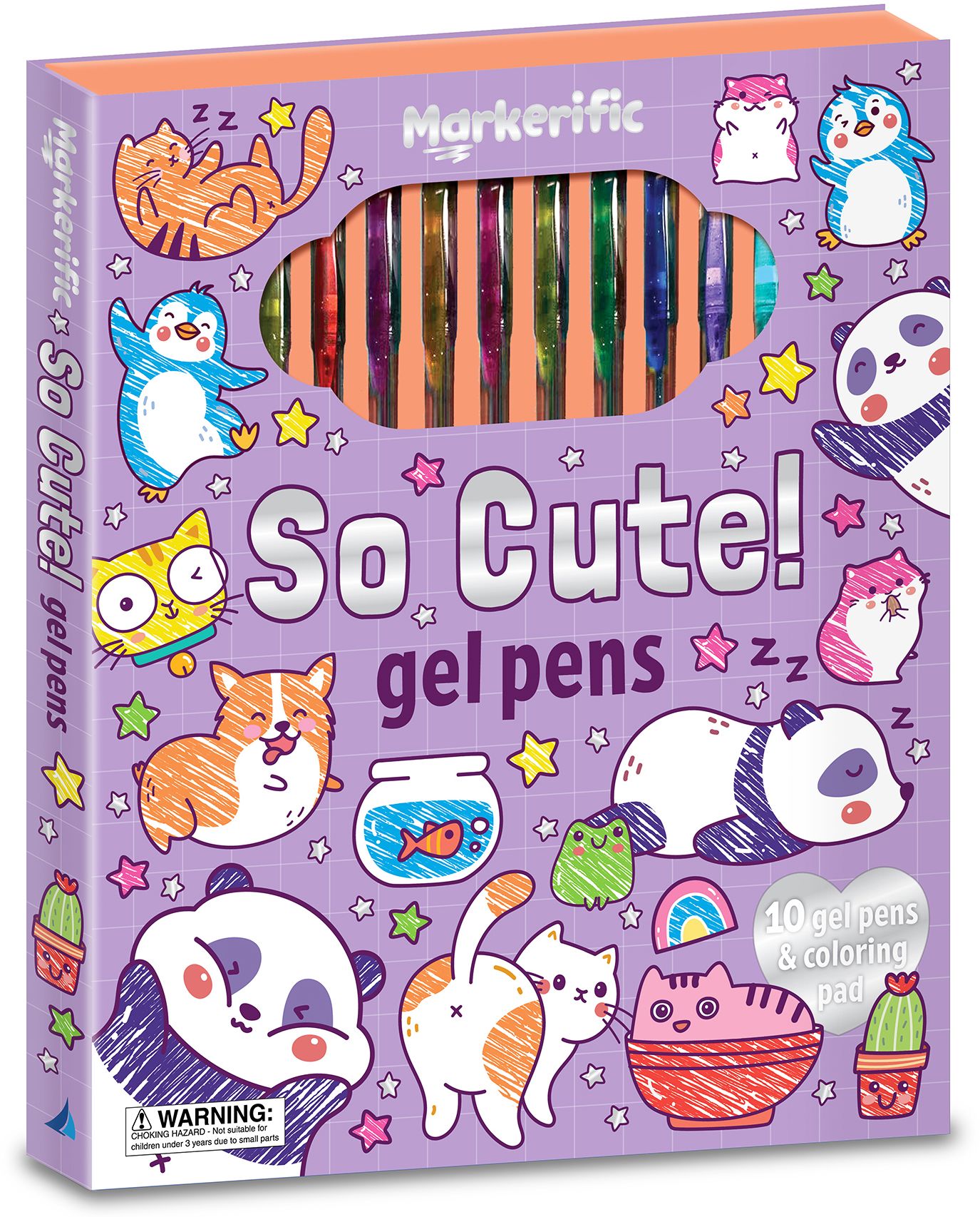 Activity Folder - So Cute! Gel Pens