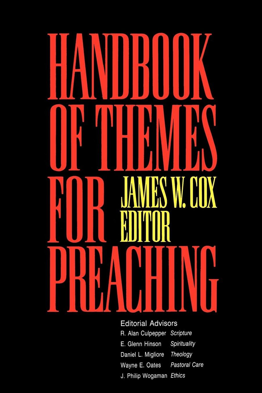 Handbook Of Themes For Preaching