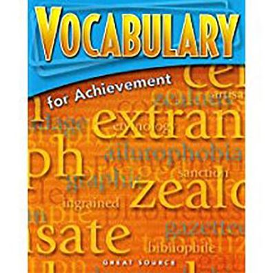 Vocabulary for Achievement : First Course Student Edition Grade 7