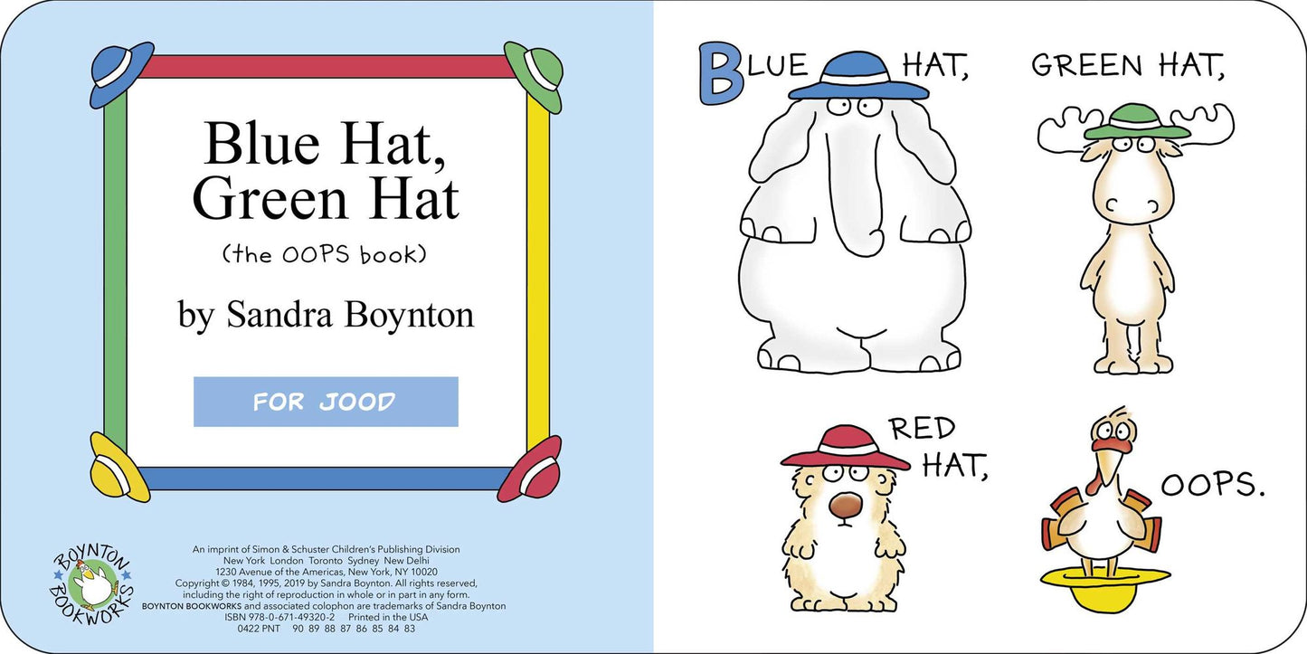 Blue Hat, Green Hat